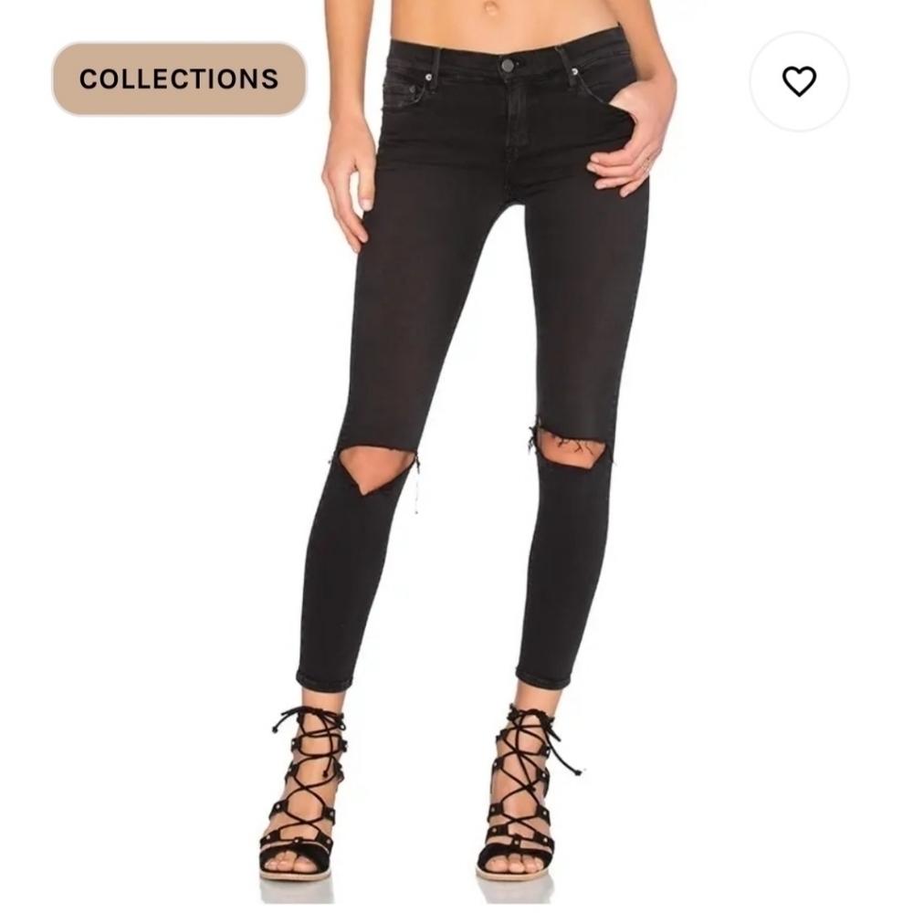 GRLFRND Size 28 Black Candice Super Stretch Skinny Jeans